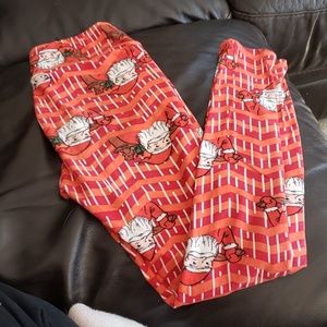 Lularoe Santa leggings